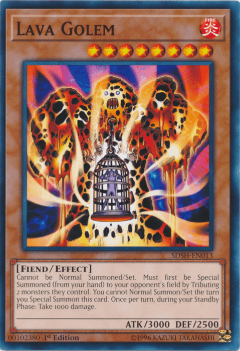 Lava Golem [SDSH-EN013] Common (ONLINE ORDER ONLY)