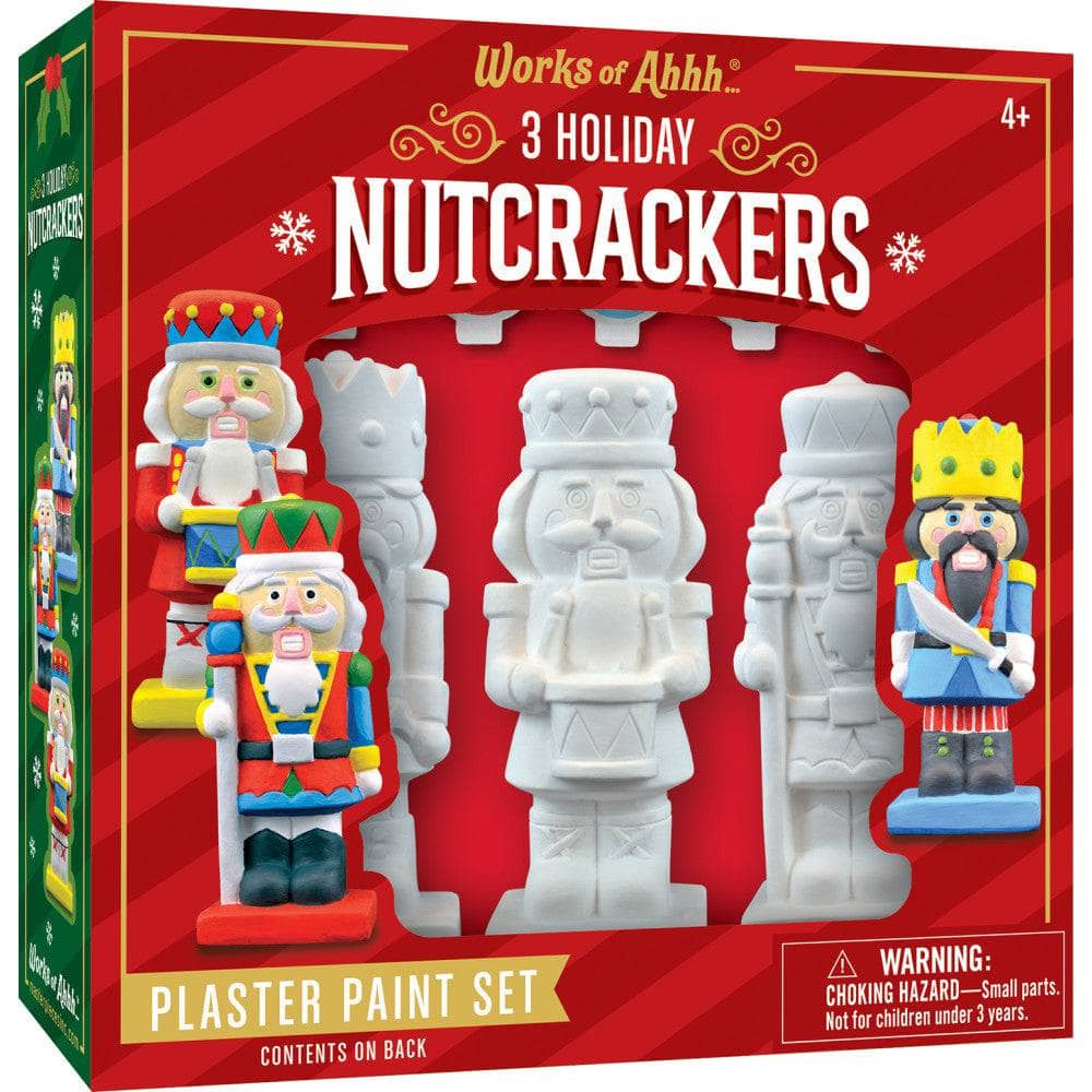 Holiday Nutcrackers - 3-Pack Plaster Paint Kit (ONLINE ORDER ONLY)