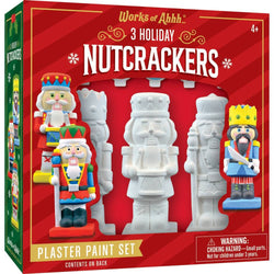 Holiday Nutcrackers - 3-Pack Plaster Paint Kit (ONLINE ORDER ONLY)