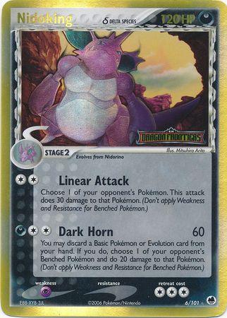 Nidoking (6/101) (Delta Species) (Stamped) [EX: Dragon Frontiers] (Online Only)