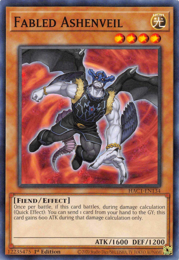 Fabled Ashenveil [HAC1-EN134] Common (ONLINE ORDER ONLY)
