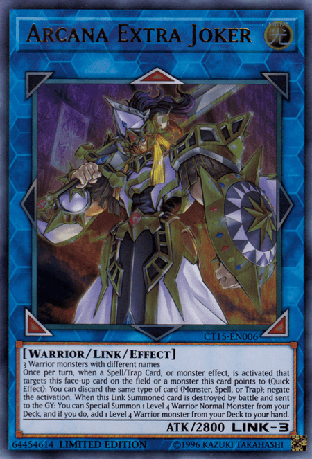 Arcana Extra Joker [CT15-EN006] Ultra Rare (ONLINE ORDER ONLY)