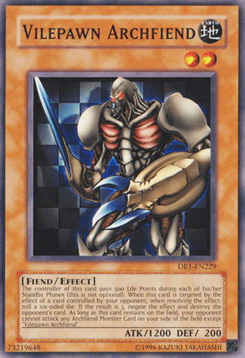 Vilepawn Archfiend [DR1-EN229] Common (ONLINE ORDER ONLY)