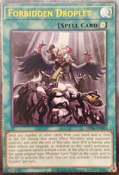 Forbidden Droplet [OP16-EN003] Ultimate Rare (ONLINE ORDER ONLY)