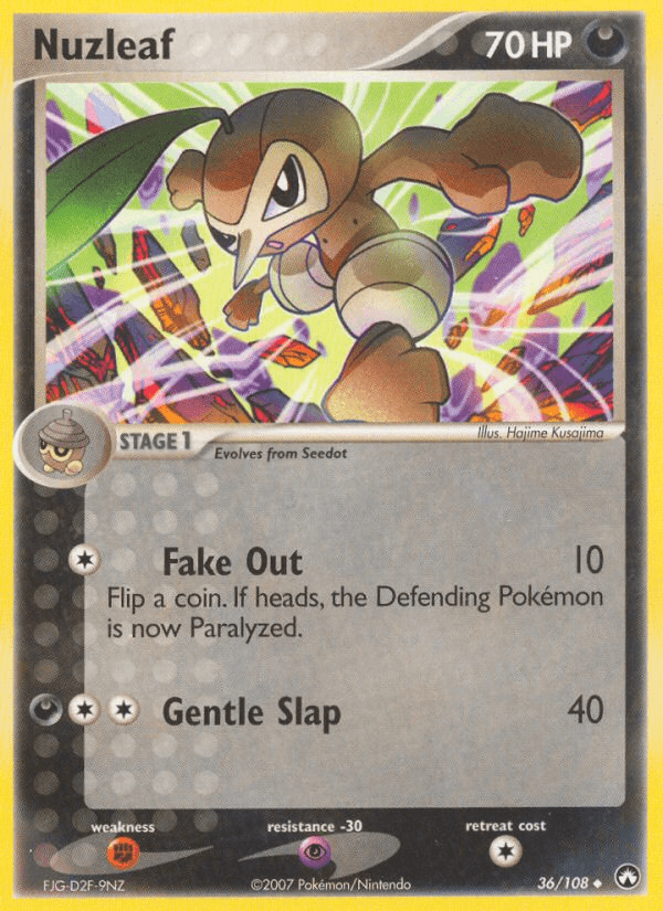 Nuzleaf (36/108) [EX: Power Keepers] (Online Only)