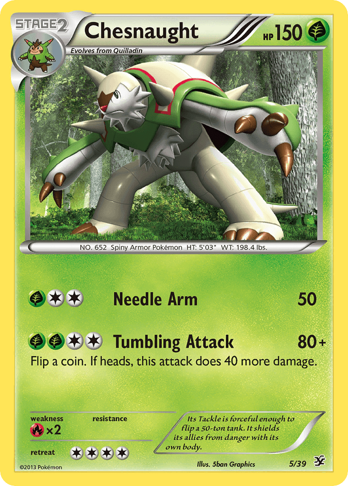 Chesnaught (5/39) [XY: Kalos Starter Set] (Online Only)