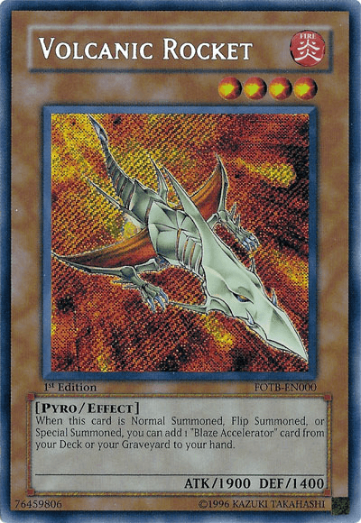Volcanic Rocket [FOTB-EN000] Secret Rare (ONLINE ORDER ONLY)