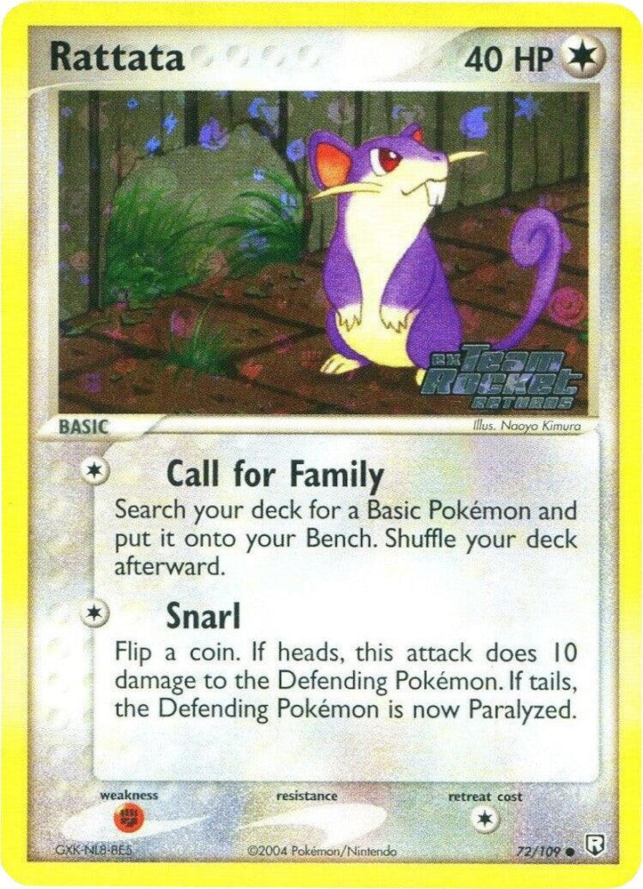 Rattata (72/109) (Stamped) [EX: Team Rocket Returns] (Online Only)