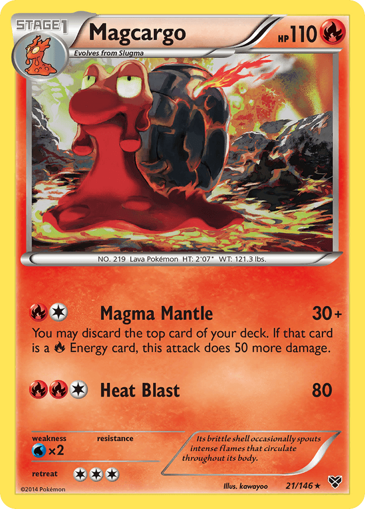 Magcargo (21/146) [XY: Base Set] (Online Only)