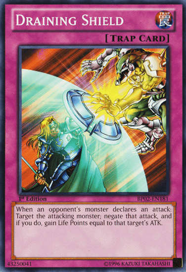 Draining Shield [BP02-EN181] Mosaic Rare (ONLINE ORDER ONLY)