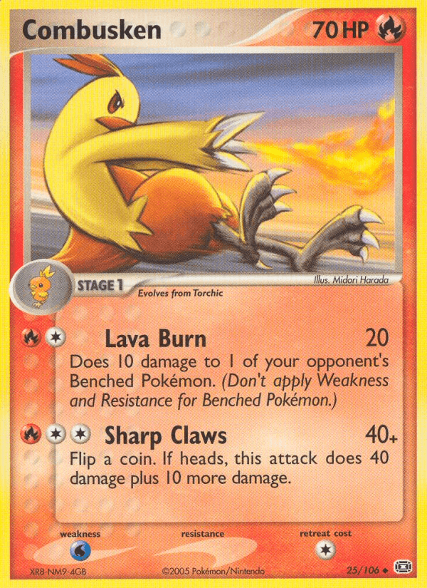 Combusken (25/106) [EX: Emerald] (Online Only)