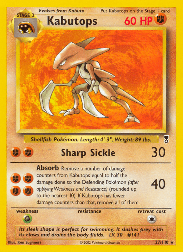 Kabutops (27/110) [Legendary Collection] (Online Only)