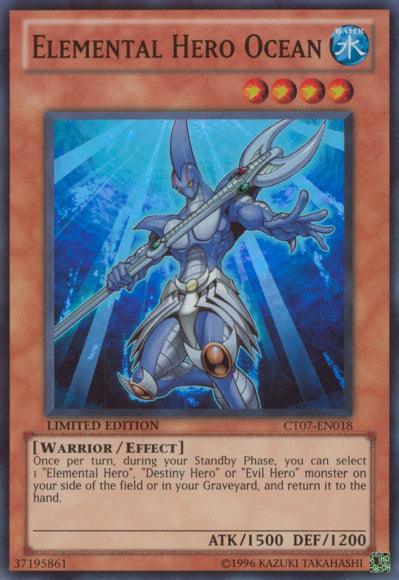 Elemental Hero Ocean [CT07-EN018] Super Rare (ONLINE ORDER ONLY)