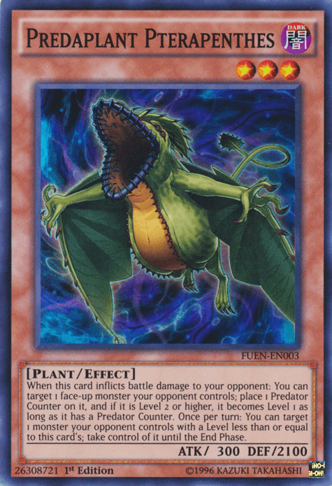 Predaplant Pterapenthes [FUEN-EN003] Super Rare (ONLINE ORDER ONLY)