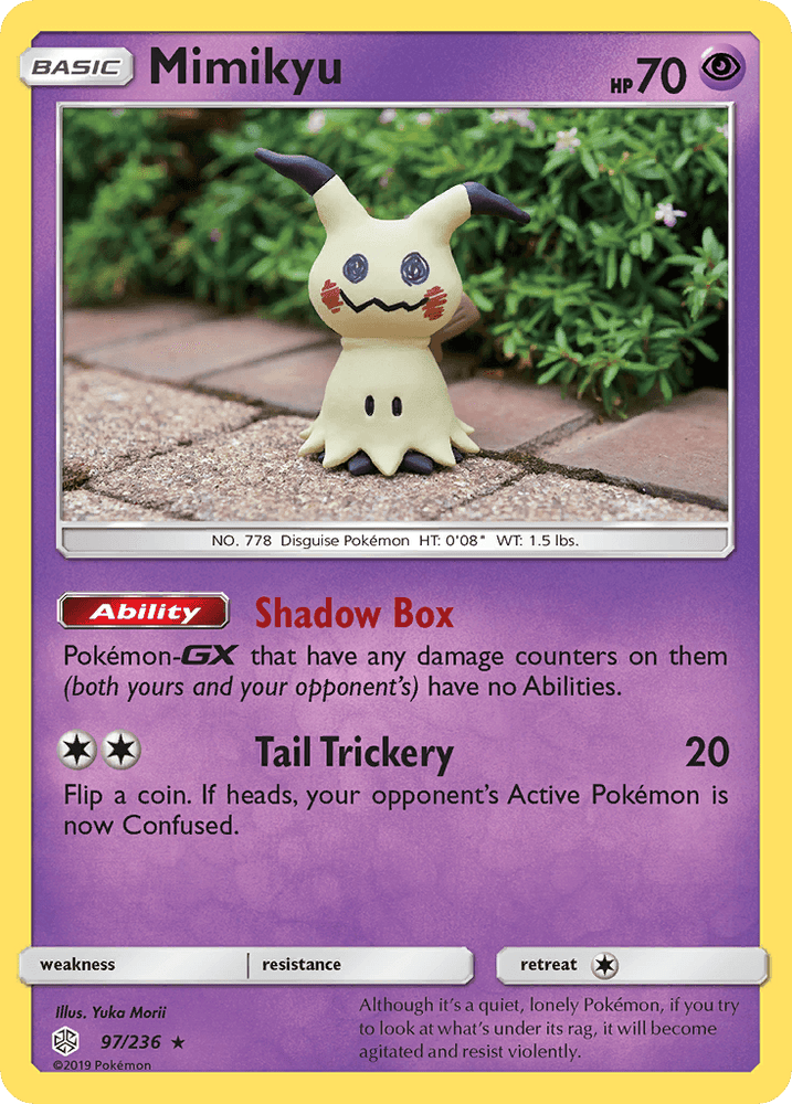 Mimikyu (97/236) [Sun & Moon: Cosmic Eclipse] (Online Only)