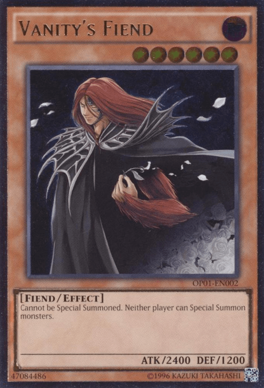 Vanity's Fiend [OP01-EN002] Ultimate Rare (ONLINE ORDER ONLY)
