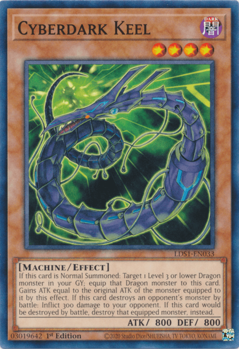 Cyberdark Keel [LDS1-EN033] Common (ONLINE ORDER ONLY)