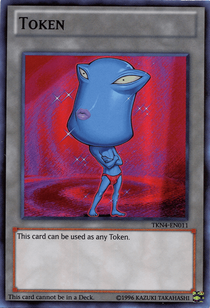 Ojama Token (Blue) [TKN4-EN011] Super Rare (ONLINE ORDER ONLY)