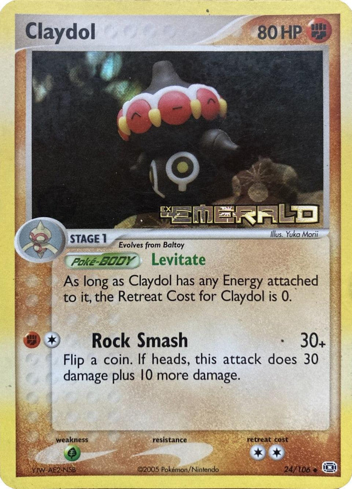 Claydol (24/106) (Stamped) [EX: Emerald] (Online Only)