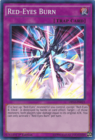 Red-Eyes Burn [DRL2-EN021] Super Rare (ONLINE ORDER ONLY)