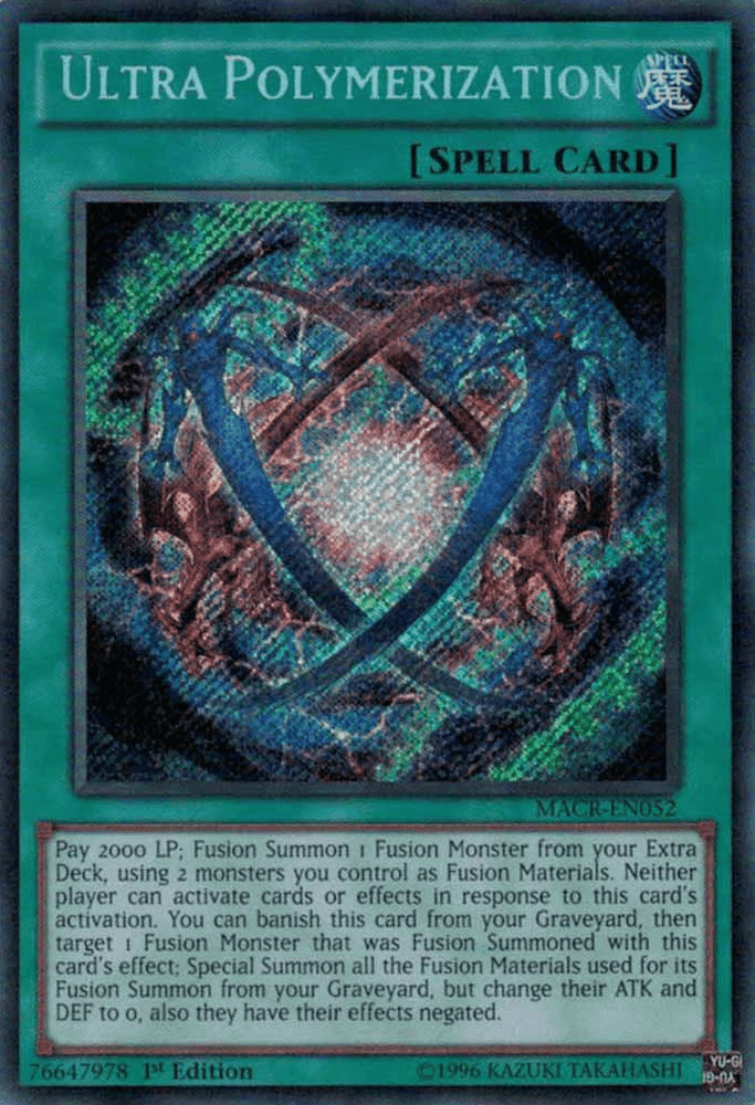 Ultra Polymerization [MACR-EN052] Secret Rare (ONLINE ORDER ONLY)