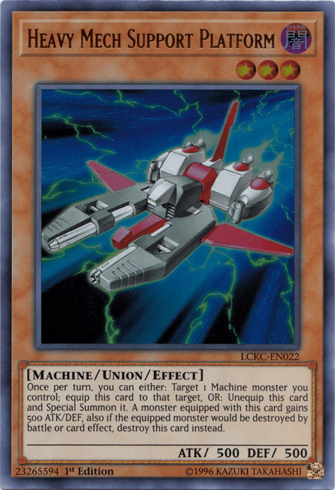 Heavy Mech Support Platform [LCKC-EN022] Ultra Rare (ONLINE ORDER ONLY)