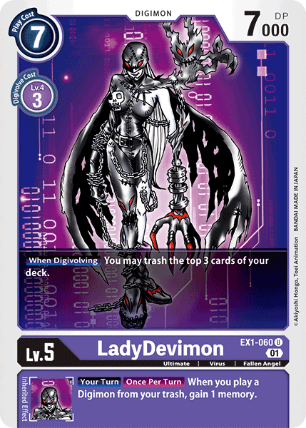 LadyDevimon [EX1-060] [Classic Collection] (ONLINE ORDER ONLY)