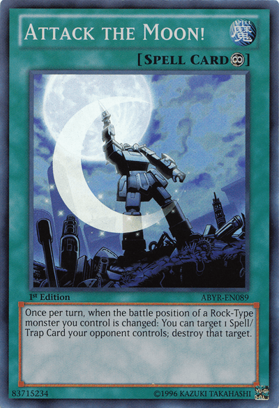Attack the Moon! [ABYR-EN089] Super Rare (ONLINE ORDER ONLY)