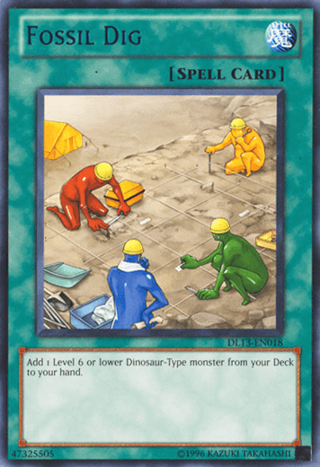 Fossil Dig (Blue) [DL13-EN018] Rare (ONLINE ORDER ONLY)