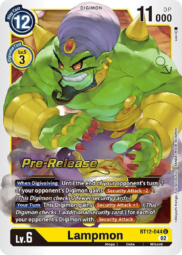 Lampmon [BT12-044] [Across Time Pre-Release Cards] (ONLINE ORDER ONLY)