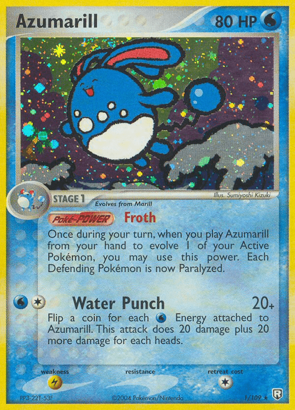 Azumarill (1/109) [EX: Team Rocket Returns] (Online Only)