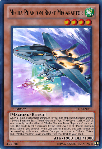 Mecha Phantom Beast Megaraptor [LTGY-EN021] Super Rare (ONLINE ORDER ONLY)
