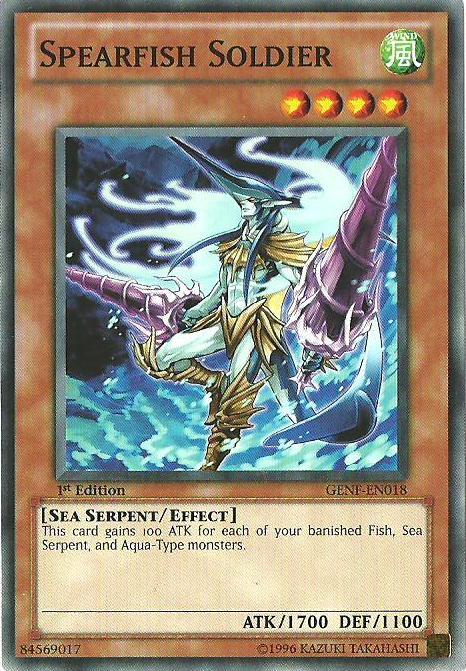 Spearfish Soldier [GENF-EN018] Common (ONLINE ORDER ONLY)