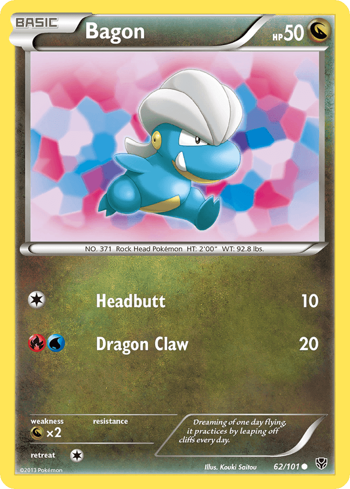 Bagon (62/101) [Black & White: Plasma Blast] (Online Only)