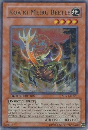 Koa'ki Meiru Beetle [SOVR-ENSP1] Ultra Rare (ONLINE ORDER ONLY)