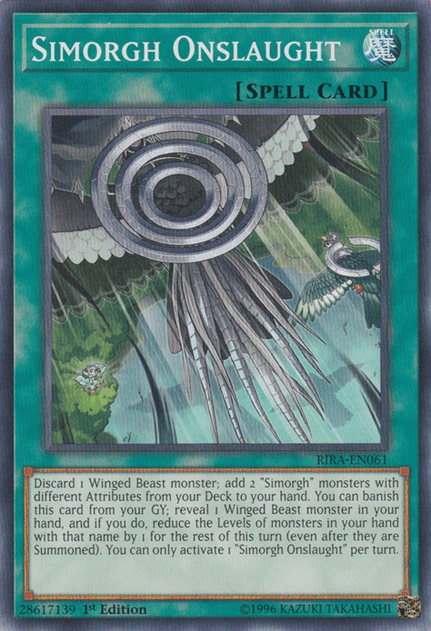 Simorgh Onslaught [RIRA-EN061] Common (ONLINE ORDER ONLY)