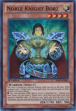 Noble Knight Borz [SHSP-EN085] Super Rare (ONLINE ORDER ONLY)