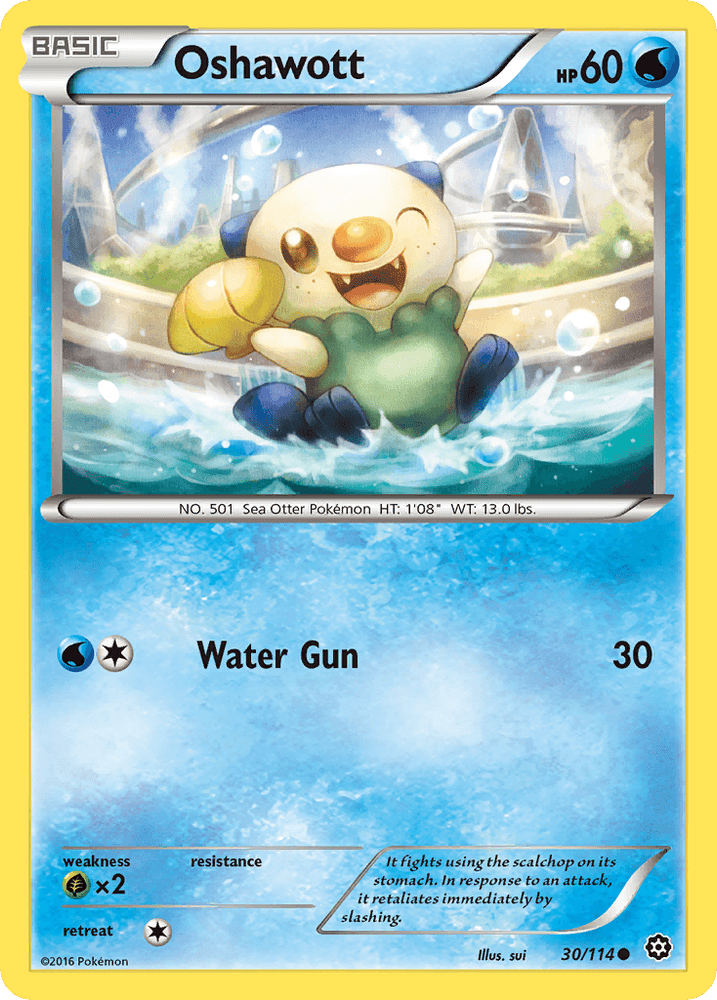 Oshawott (30/114) [XY: Steam Siege] (Online Only)