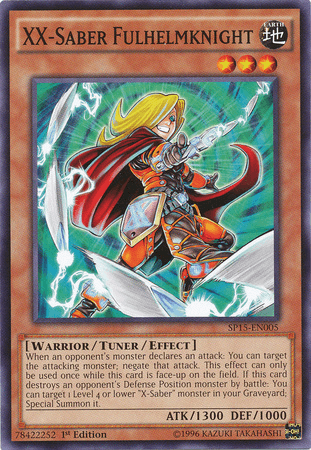 XX-Saber Fulhelmknight [SP15-EN005] Common (ONLINE ORDER ONLY)