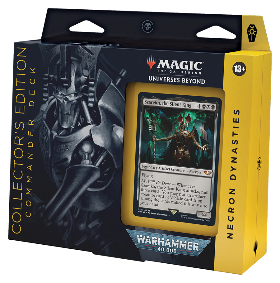 Warhammer 40,000 - Commander Deck (Necron Dynasties - Collector's Edition) (ONLINE ORDER ONLY)