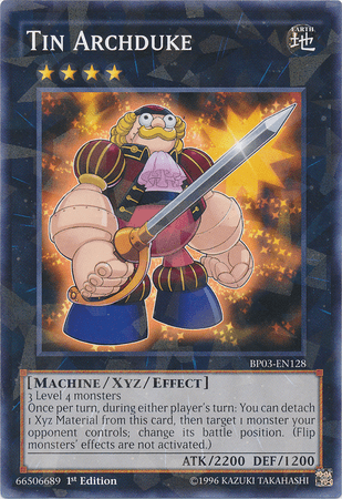 Tin Archduke [BP03-EN128] Shatterfoil Rare (ONLINE ORDER ONLY)