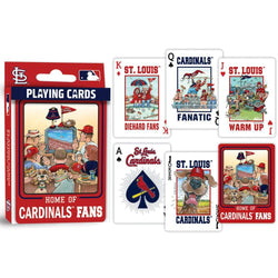 St. Louis Cardinals Fan Deck Playing Cards - 54 Card Deck (ONLINE ORDER ONLY)