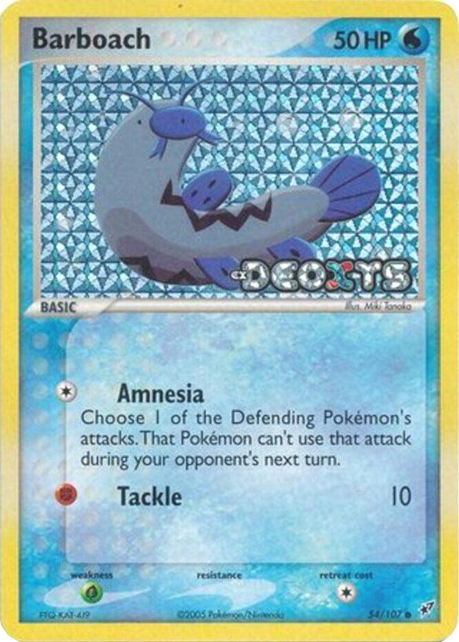 Barboach (54/107) (Stamped) [EX: Deoxys] (Online Only)