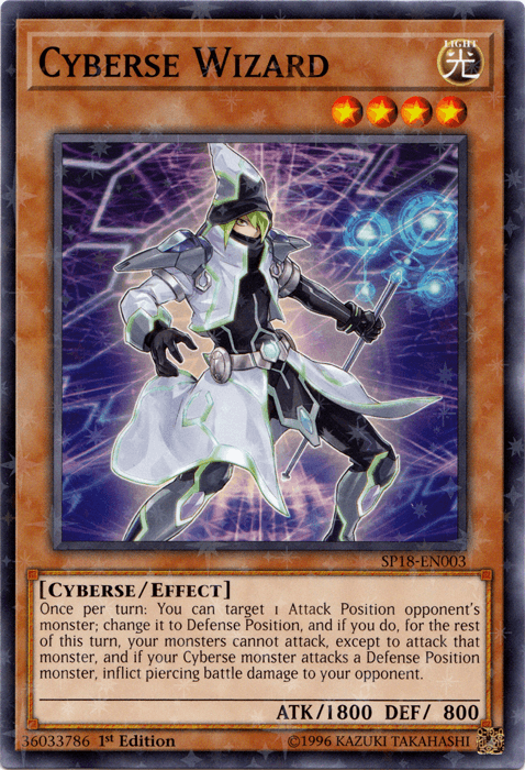 Cyberse Wizard [SP18-EN003] Starfoil Rare (ONLINE ORDER ONLY)