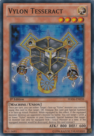 Vylon Tesseract [HA06-EN038] Super Rare (ONLINE ORDER ONLY)