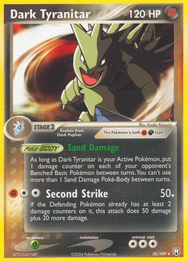 Dark Tyranitar (20/109) (Theme Deck Exclusive) [EX: Team Rocket Returns] (Online Only)