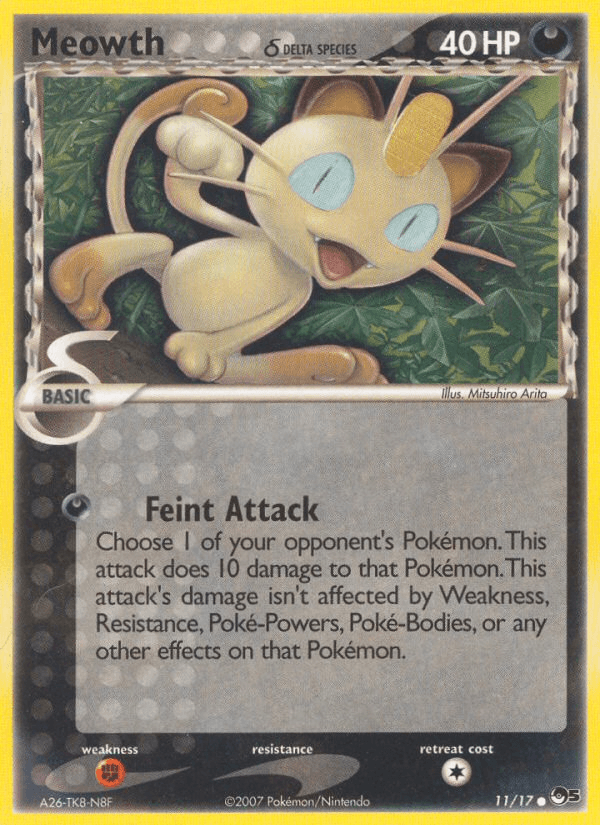 Meowth (11/17) (Delta Species) [POP Series 5] (Online Only)