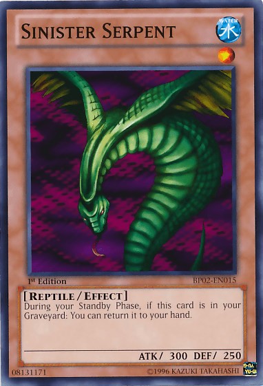 Sinister Serpent [BP02-EN015] Mosaic Rare (ONLINE ORDER ONLY)