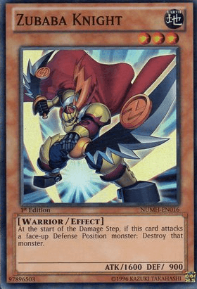 Zubaba Knight [NUMH-EN016] Super Rare (ONLINE ORDER ONLY)