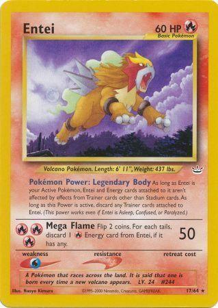 Entei (17/64) [Neo Revelation Unlimited] (Online Only)